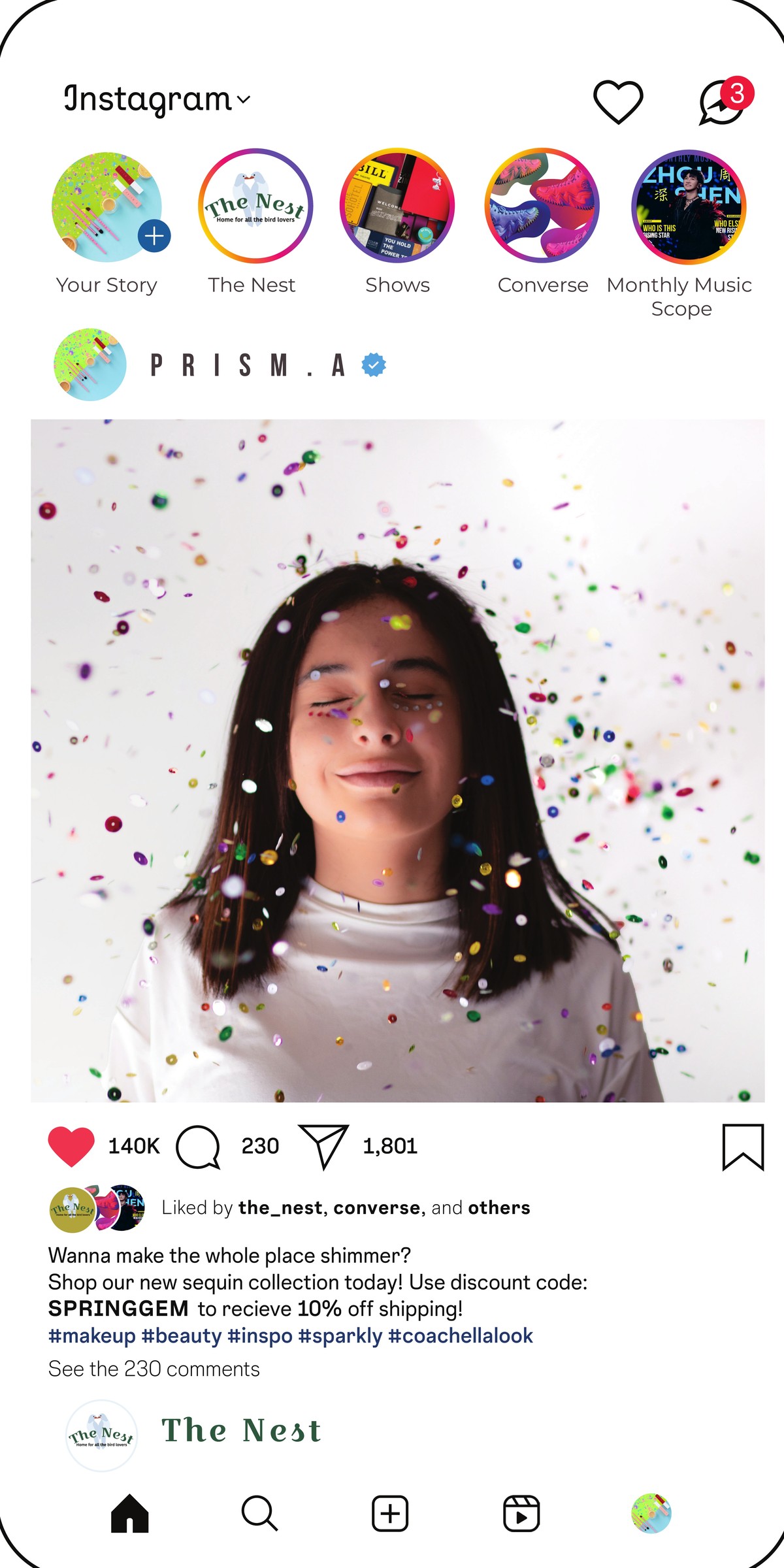 Feed post 1